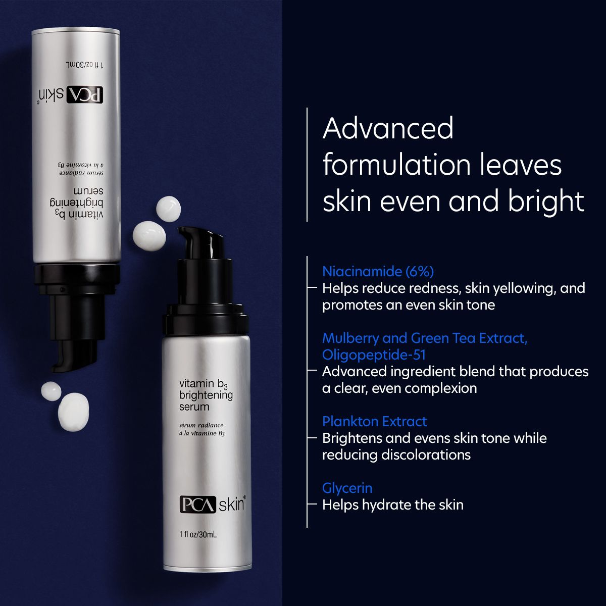 Vitamin b3 brightening serum